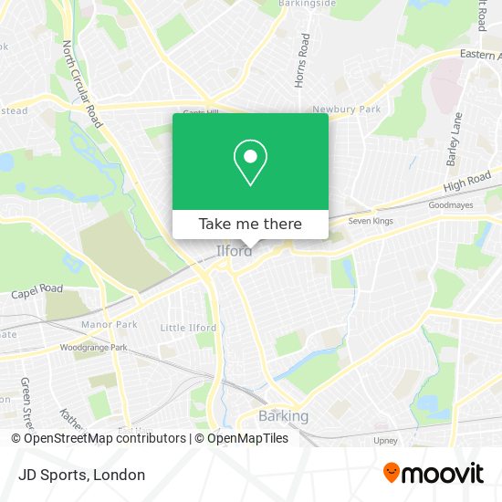 JD Sports map
