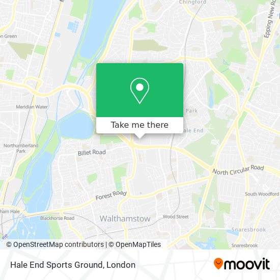 Hale End Sports Ground map
