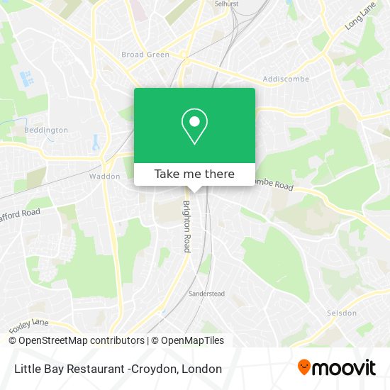 Little Bay Restaurant -Croydon map