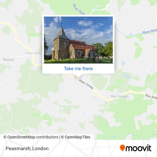 Peasmarsh map