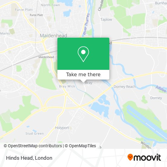 Hinds Head map