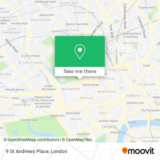 9 St Andrews Place map