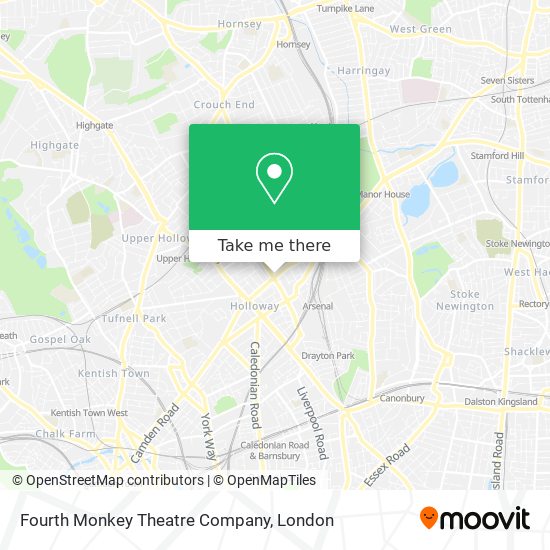 Fourth Monkey Theatre Company map