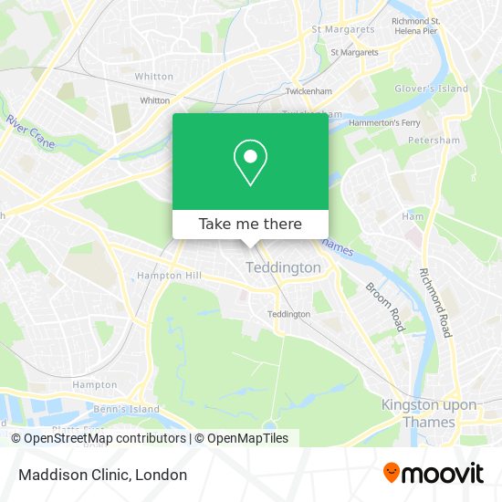 Maddison Clinic map