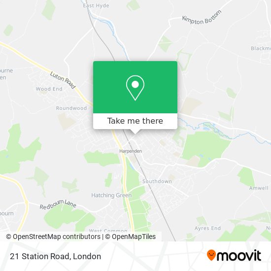 21 Station Road map