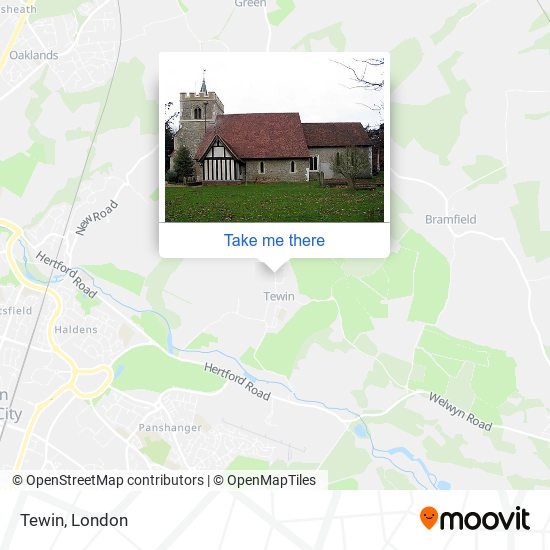 Tewin map