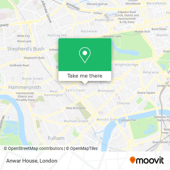 Anwar House map