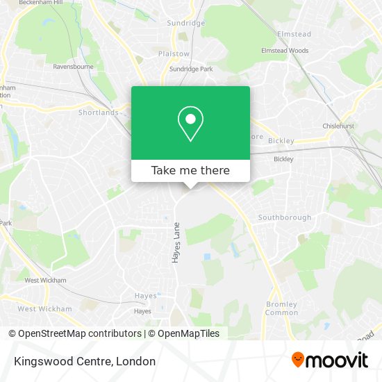 Kingswood Centre map