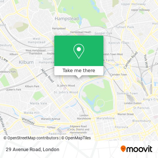 29 Avenue Road map