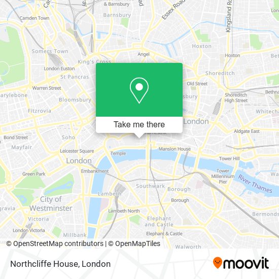 Northcliffe House map