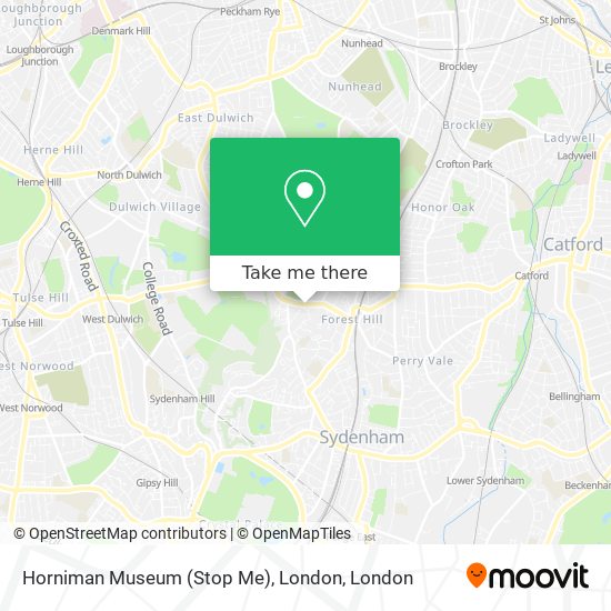 Horniman Museum (Stop Me), London map