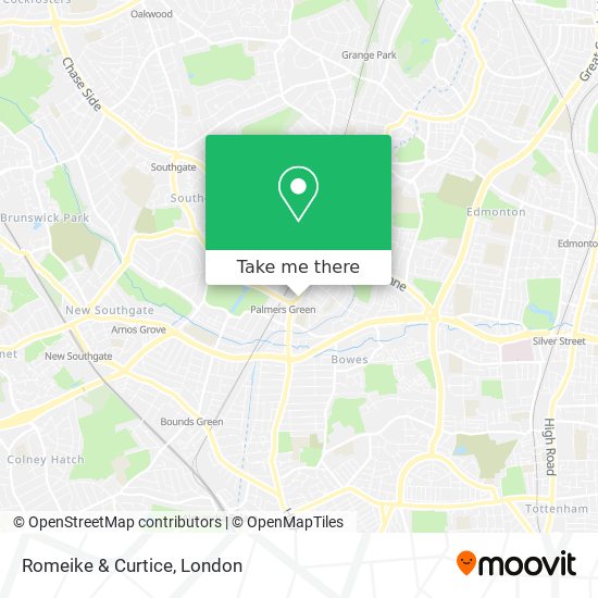 Romeike & Curtice map