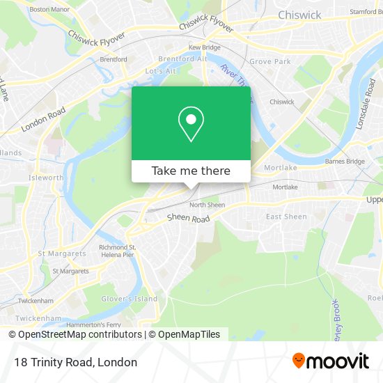 18 Trinity Road map