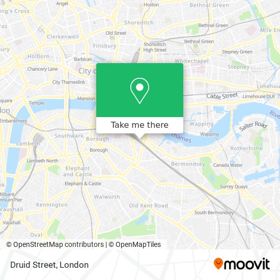 Druid Street map