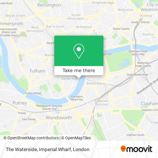 The Waterside, Imperial Wharf map