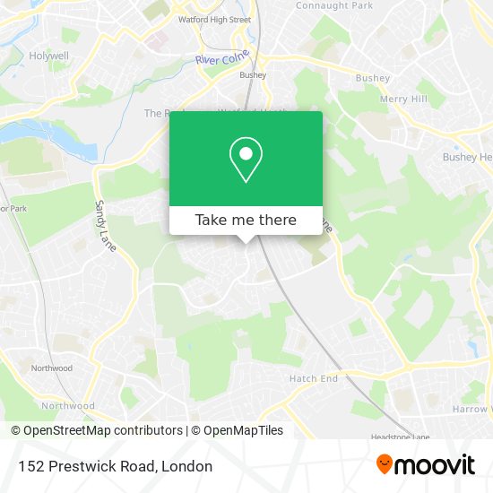 152 Prestwick Road map