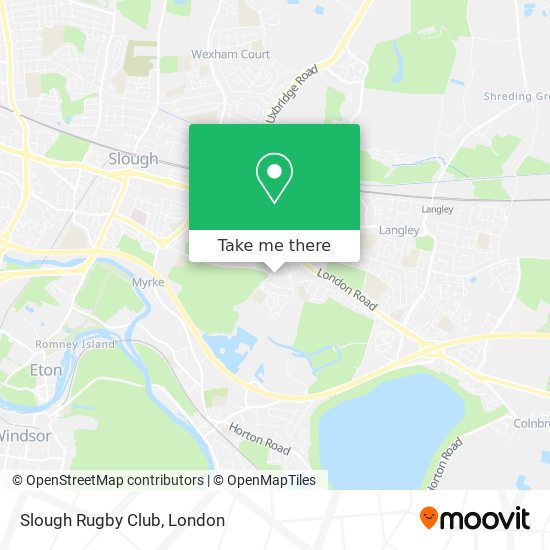 Slough Rugby Club map
