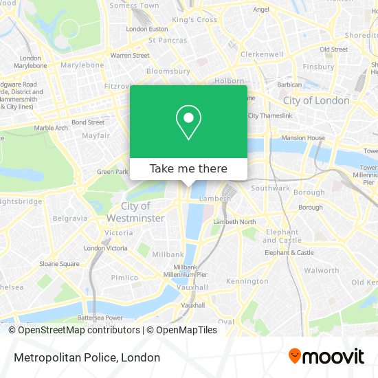 Metropolitan Police map