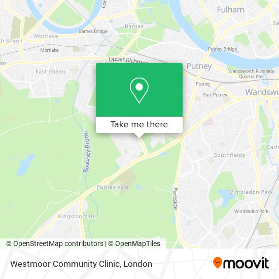 Westmoor Community Clinic map