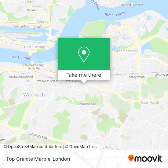 Top Granite Marble map