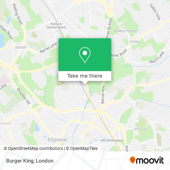Burger King map