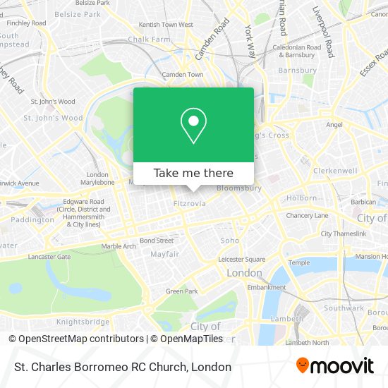 St. Charles Borromeo RC Church map