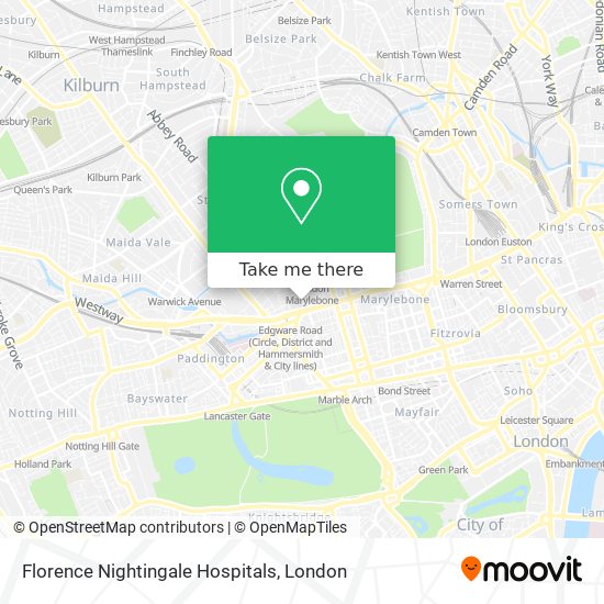 Florence Nightingale Hospitals map