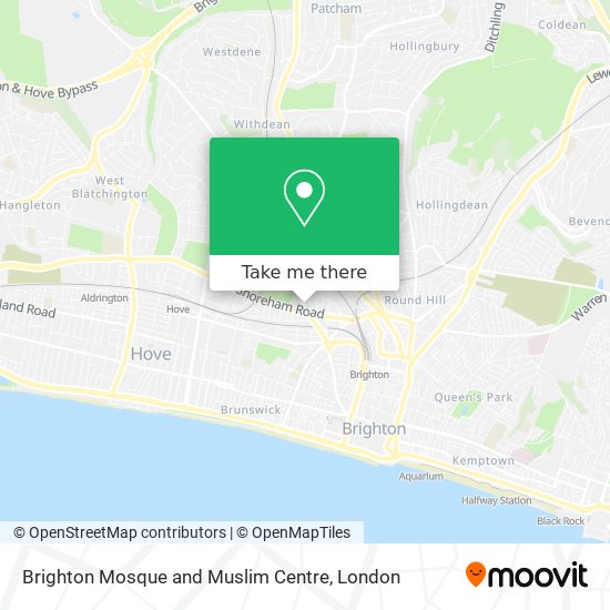 Brighton Mosque and Muslim Centre map