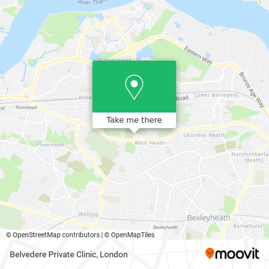 Belvedere Private Clinic map