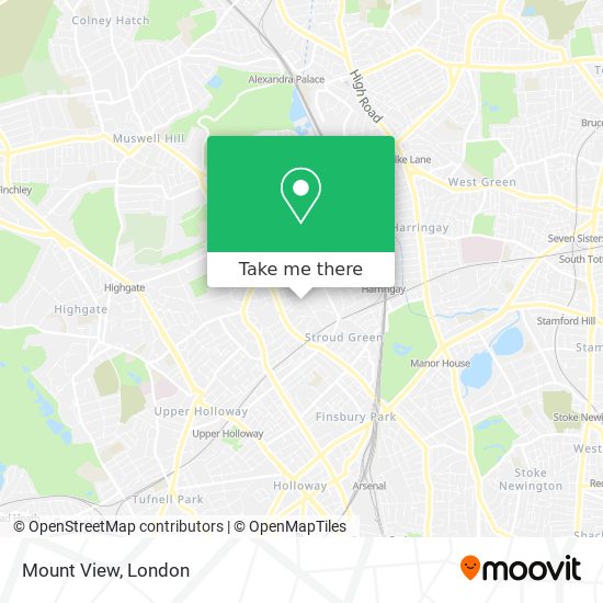 Mount View map