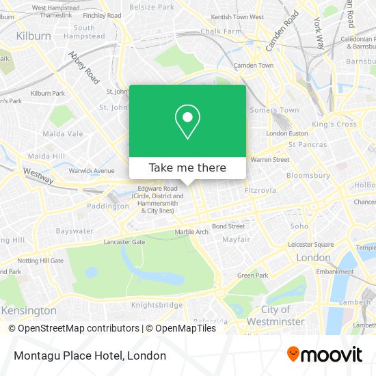 Montagu Place Hotel map