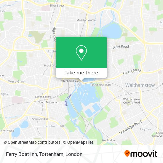 Ferry Boat Inn, Tottenham map
