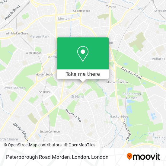 How to get to Peterborough Road Morden London by Bus Train Tube