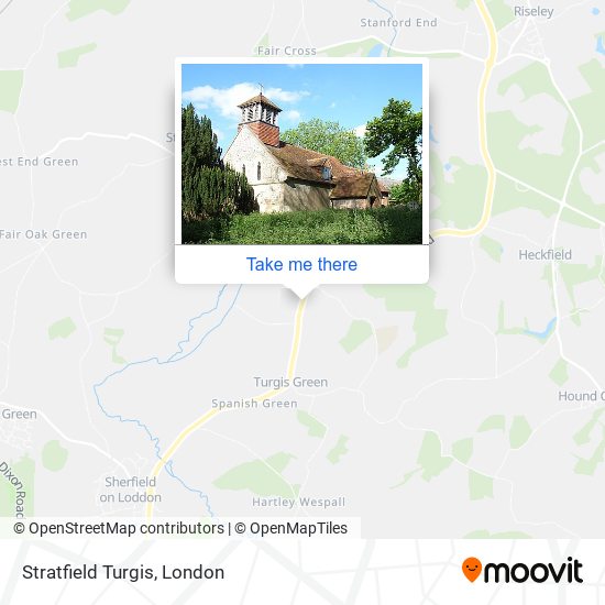 Stratfield Turgis map