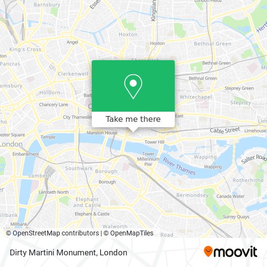 Dirty Martini Monument map