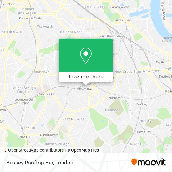 Bussey Rooftop Bar map