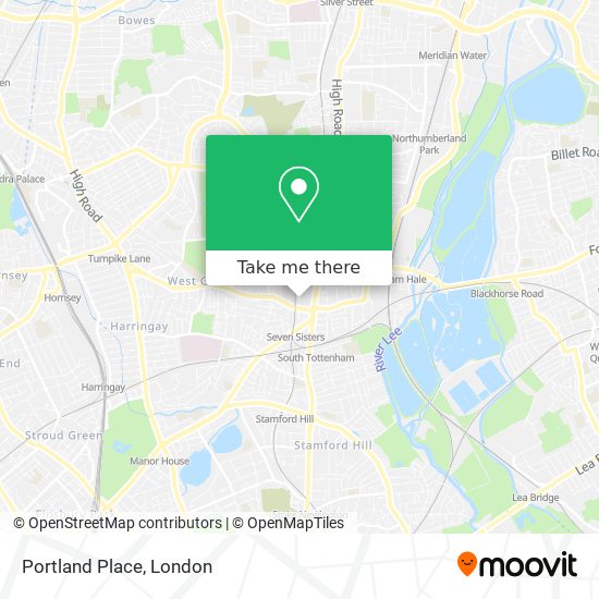 Portland Place map
