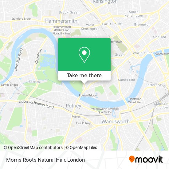Morris Roots Natural Hair map