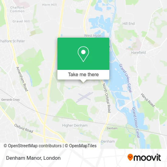 Denham Manor map