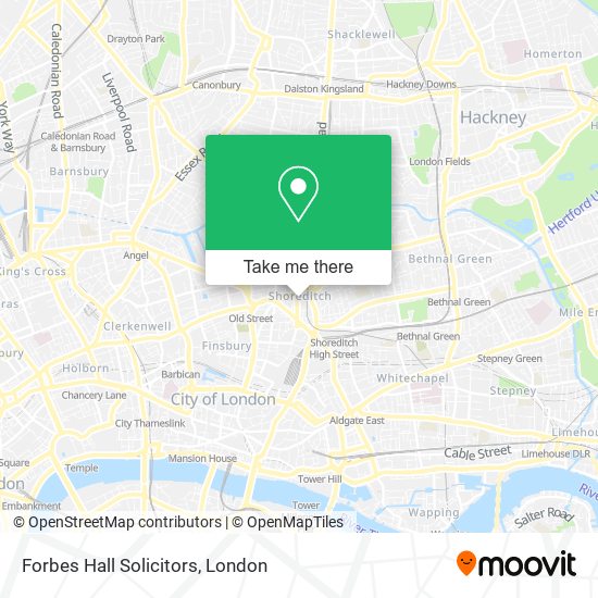 Forbes Hall Solicitors map