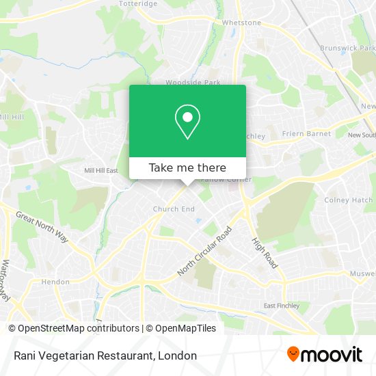 Rani Vegetarian Restaurant map