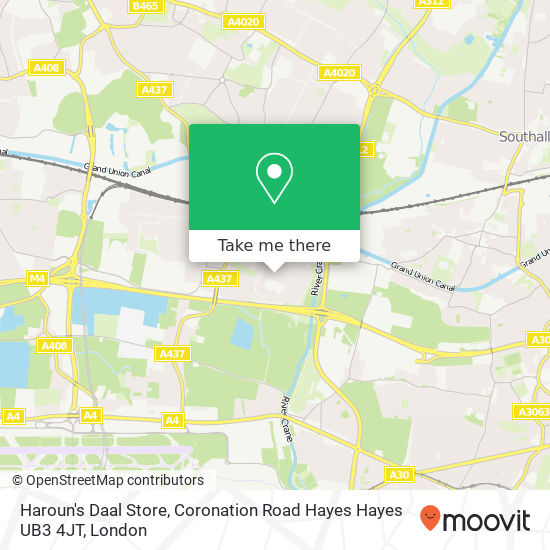 Haroun's Daal Store, Coronation Road Hayes Hayes UB3 4JT map