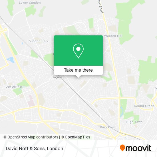 David Nott & Sons map