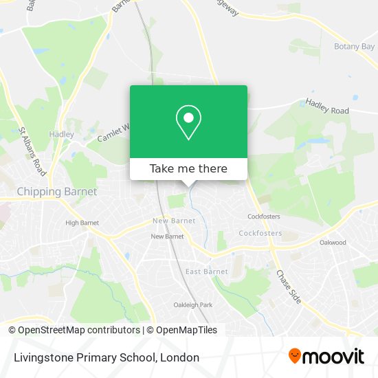 Livingstone Primary School map