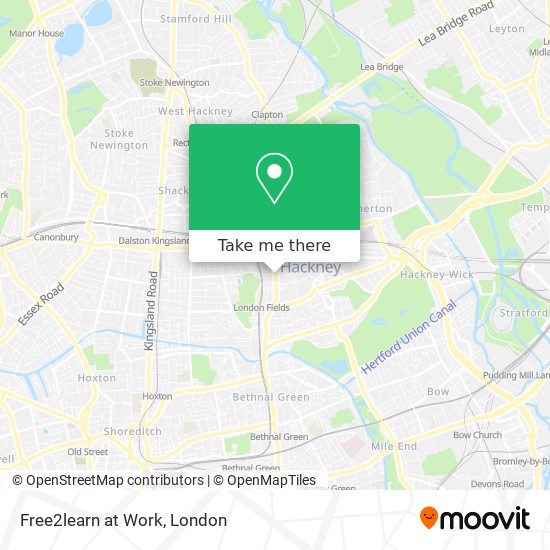 Free2learn at Work map