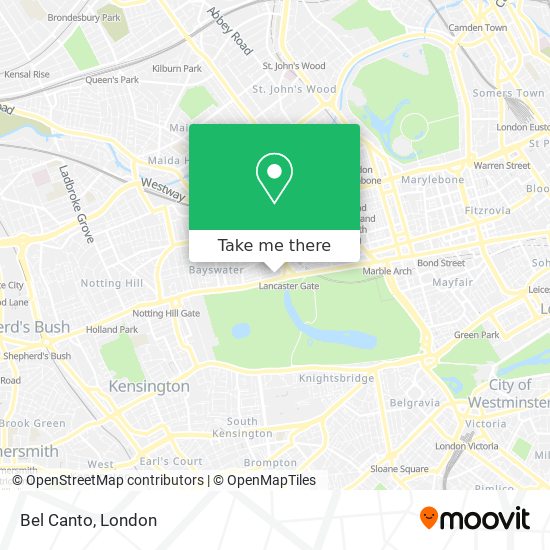 Bel Canto map