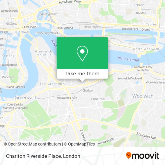 Charlton Riverside Place map