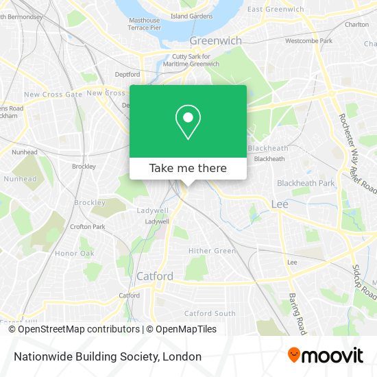 Nationwide Building Society map