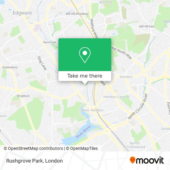 Rushgrove Park map