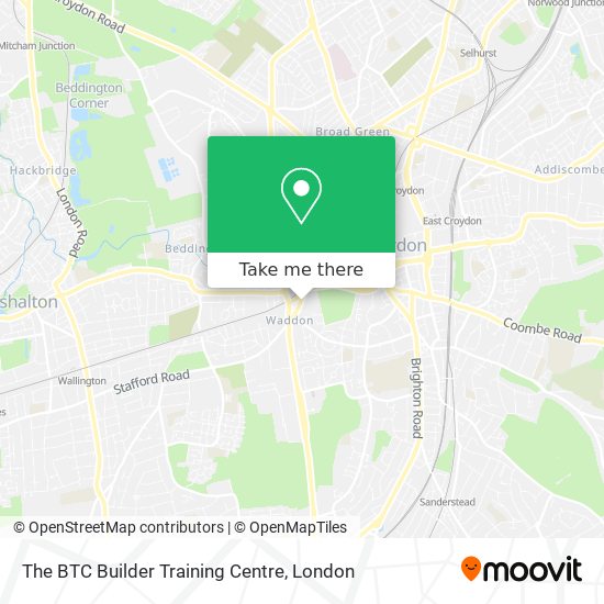 The BTC Builder Training Centre map